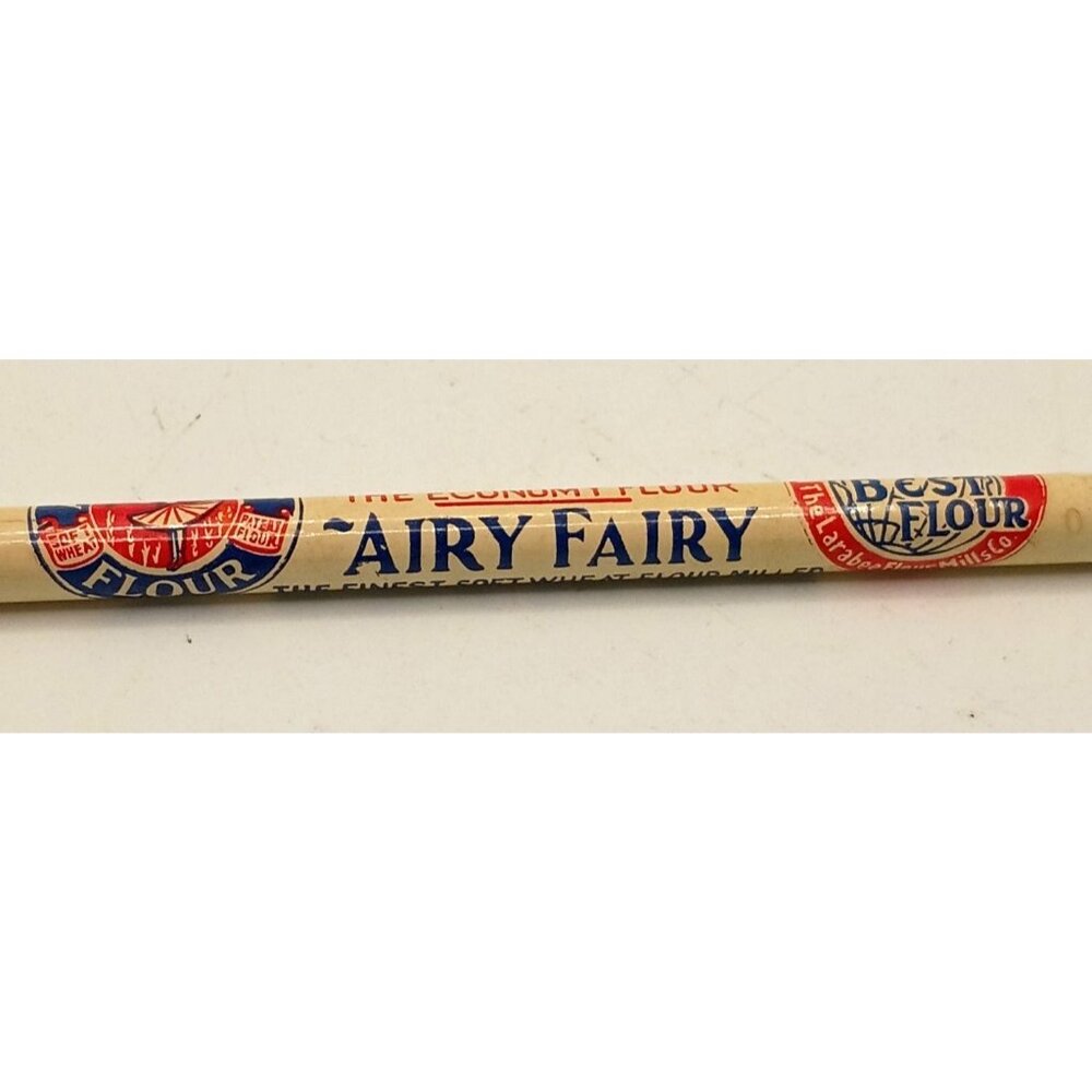 Vintage Advertising Pencil AIRY FAIRY CAKE FLOUR LARABEE FLOUR MILLS